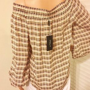 Derek Lam off the shoulder blouse